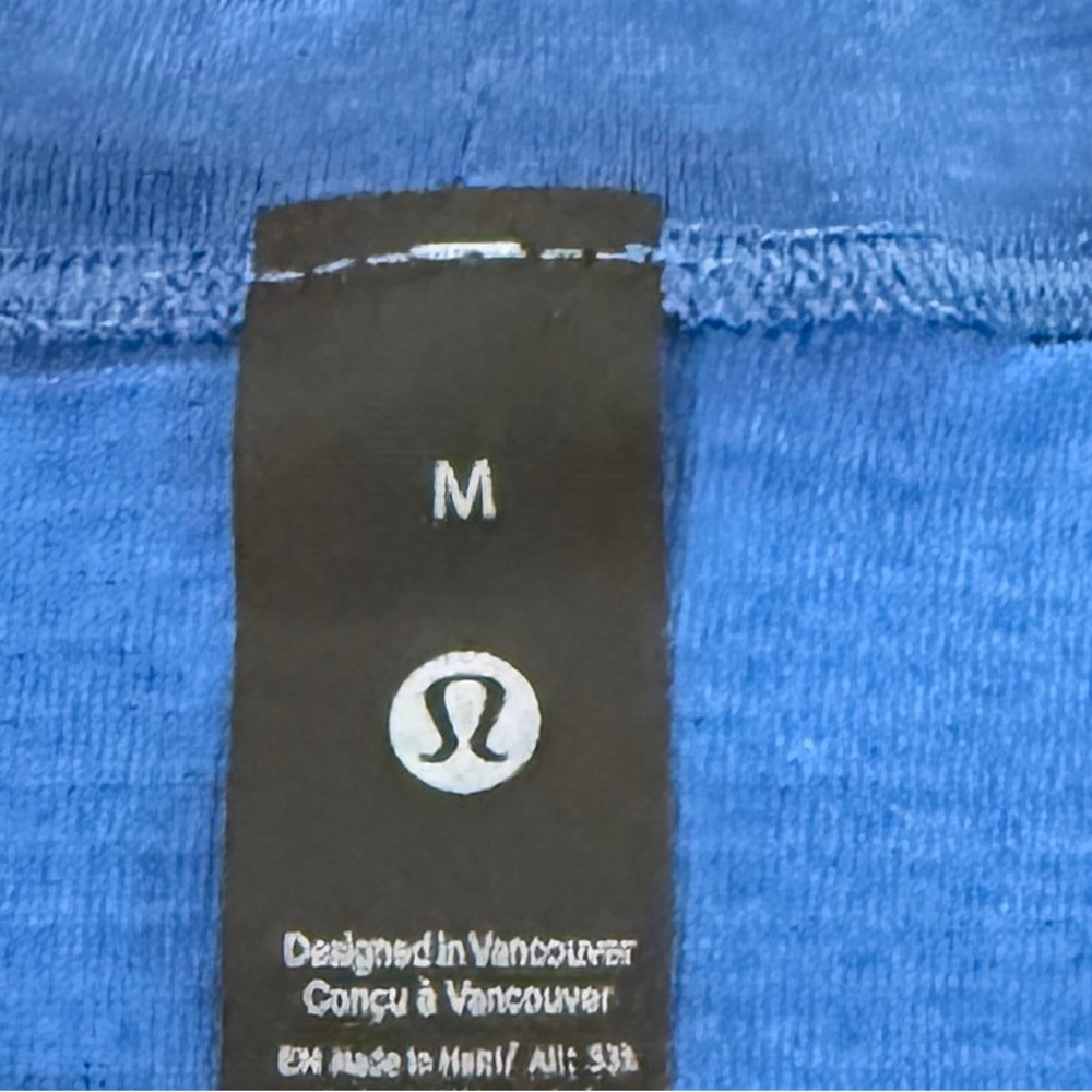 NWOT 💙 Lululemon Metal Vent Tech short sleeve Pipedream Blue / Pitch Blue Tee - Picture 3 of 7